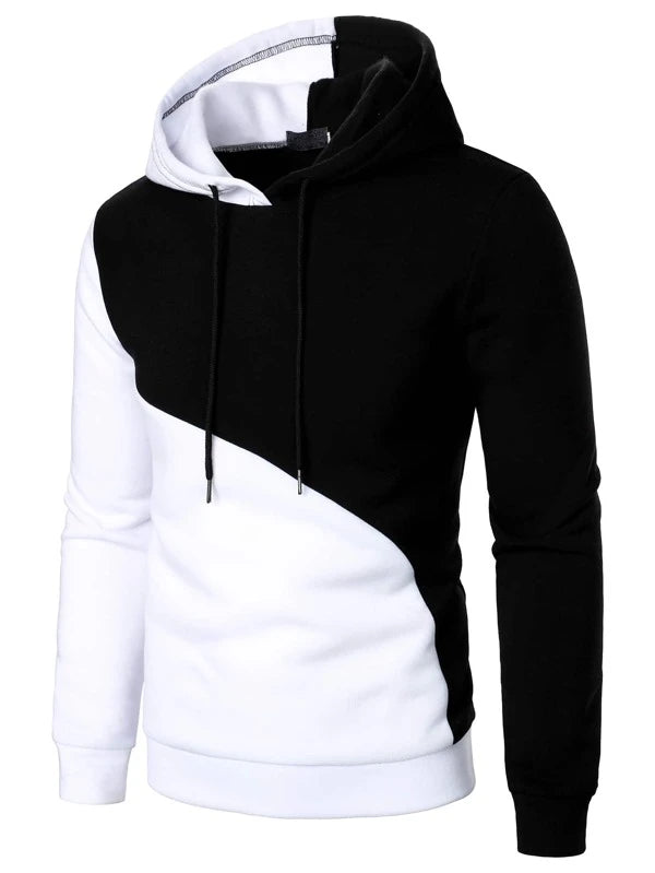 Manfinity Homme Men Two Tone Drawstring Hoodie