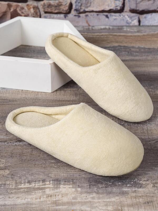 Men Minimalist Bedroom Slippers, Fashion Indoor Slippers