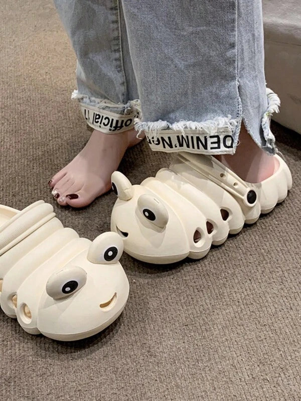 Women Cartoon Design Vented Clogs, Fashion Outdoor EVA Clogs