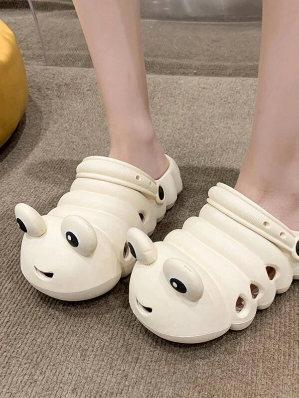 Women Cartoon Design Vented Clogs, Fashion Outdoor EVA Clogs