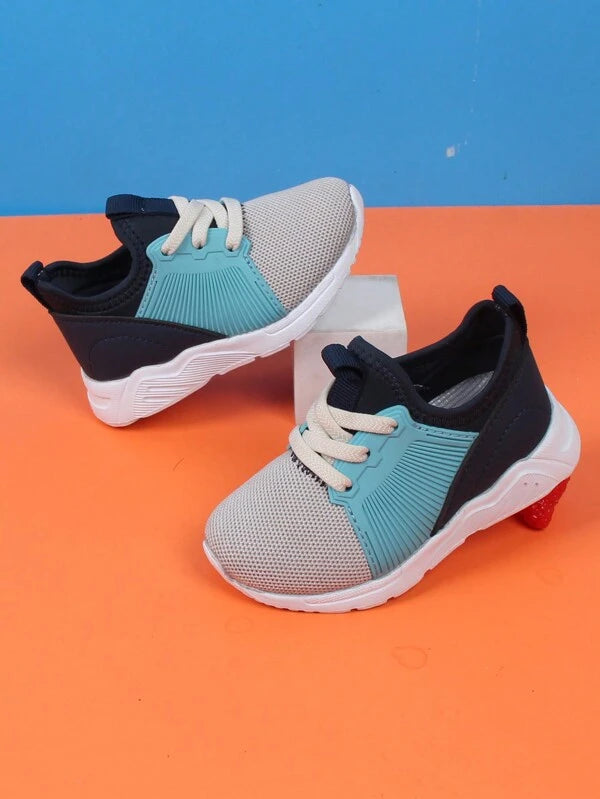 Baby Hollow Out Lace Up Sneakers For Outdoor