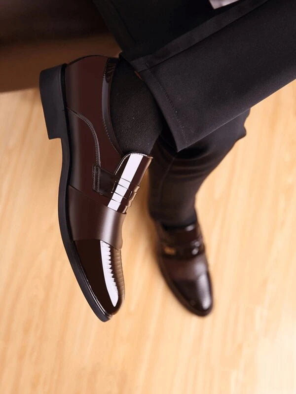 1pair Fashionable Casual Men's Formal Shoes