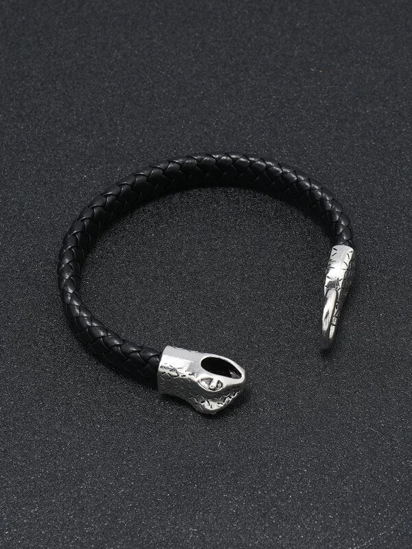 Men Snake Decor Bracelet