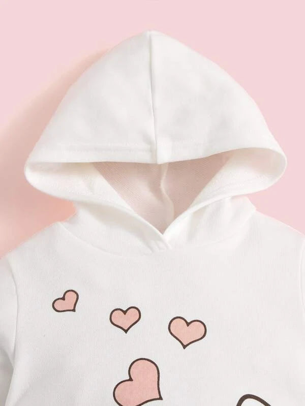 SHEIN Baby Cartoon Graphic Hoodie