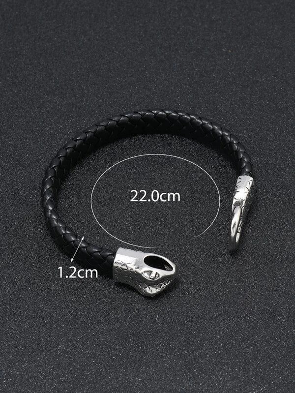 Men Snake Decor Bracelet