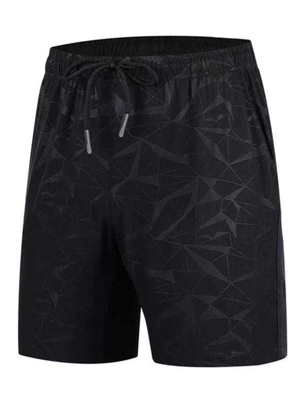 Men Geo Print Sports Shorts