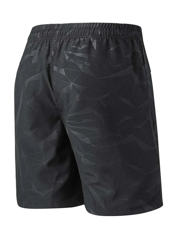 Men Geo Print Sports Shorts