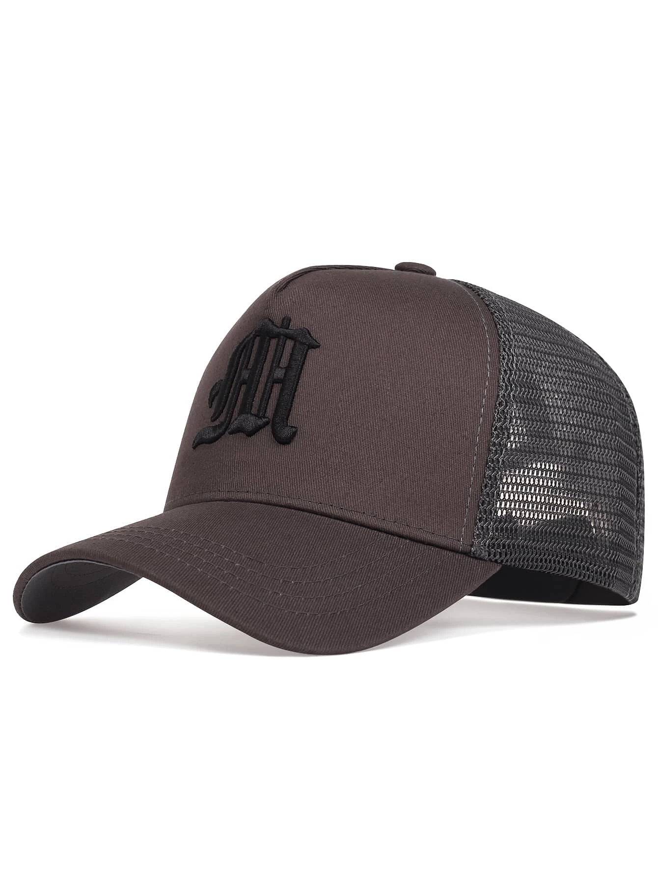 Men Letter Embroidery Trucker Hat