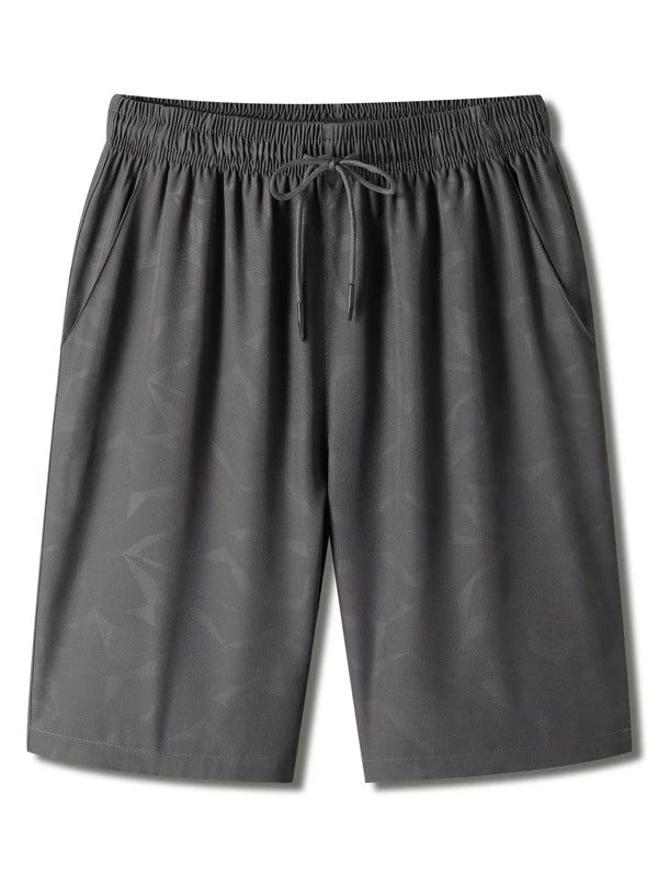 Men Geo Print Sports Shorts