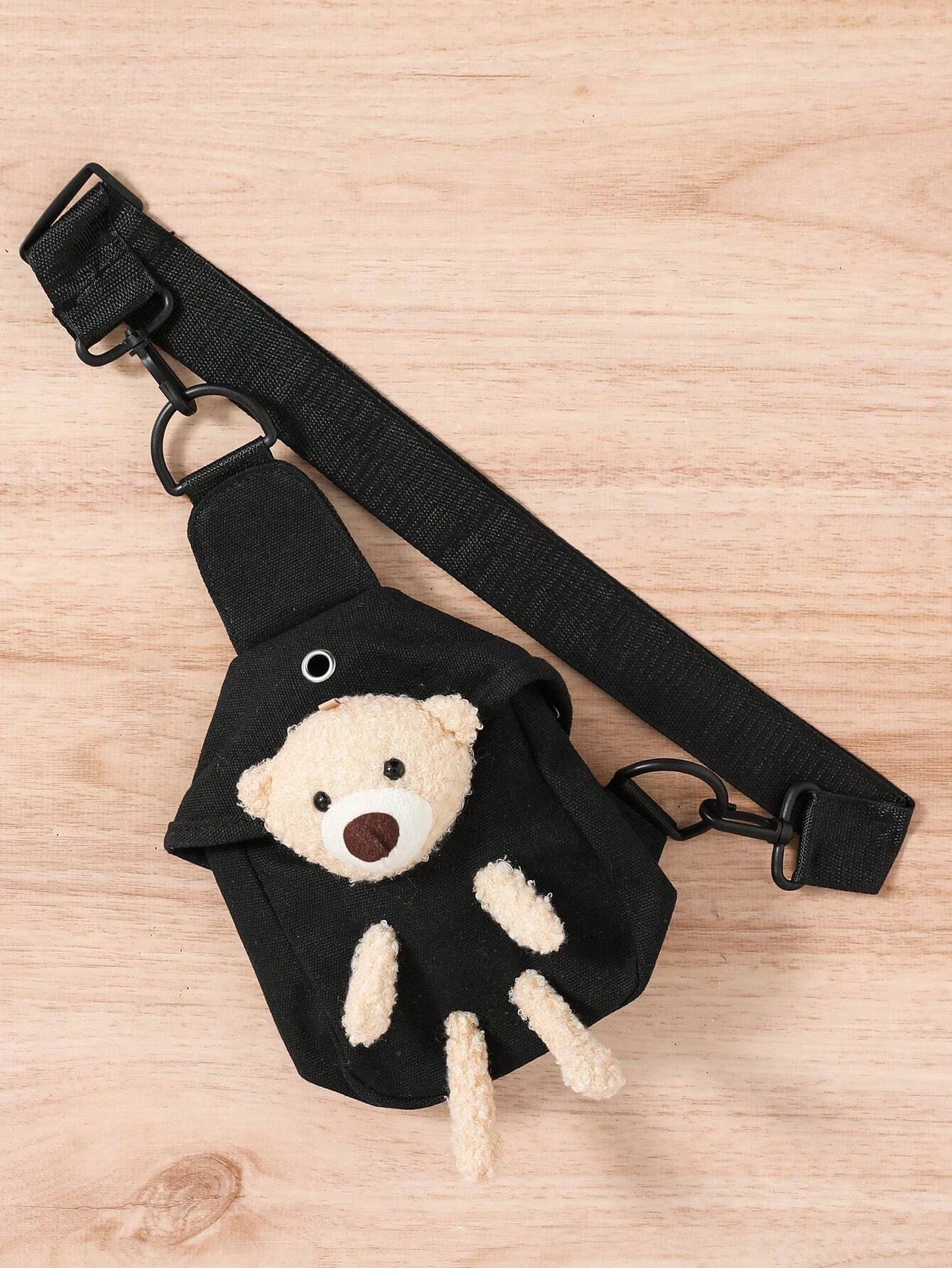 Baby Bear Print Tee & Shorts & Accessory Bag