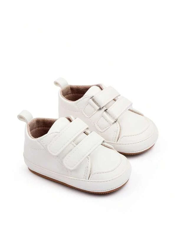 Baby Two Tone Hook-and-loop Fastener Anti-slip Sporty Skate Shoes For Outdoor