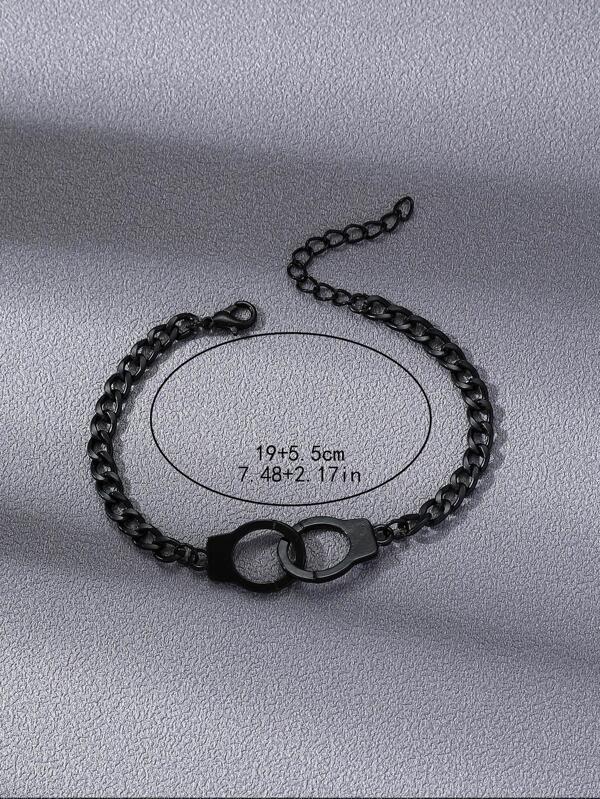 Men Minimalist Link Bracelet