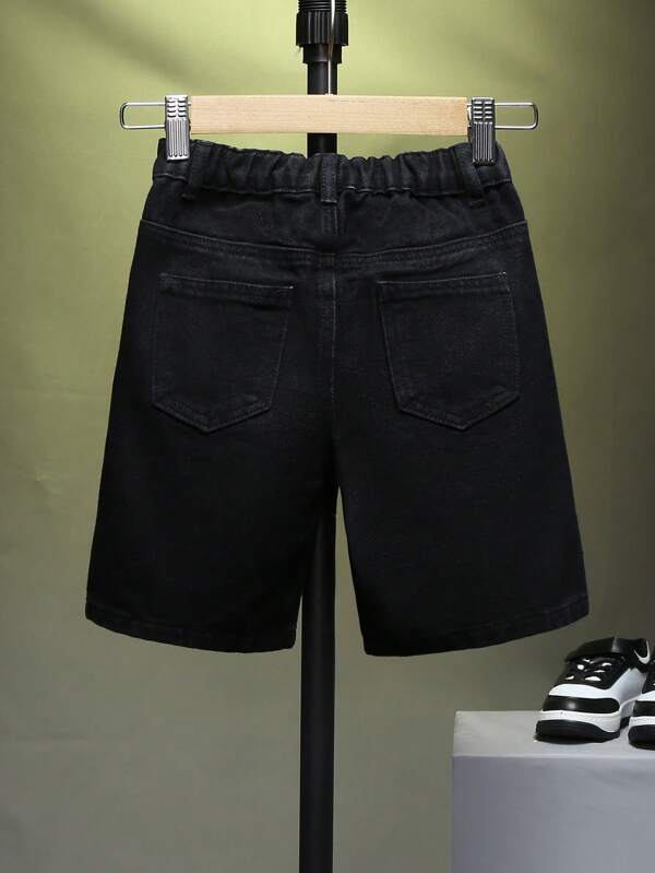 Toddler Boys Ripped Frayed Denim Shorts