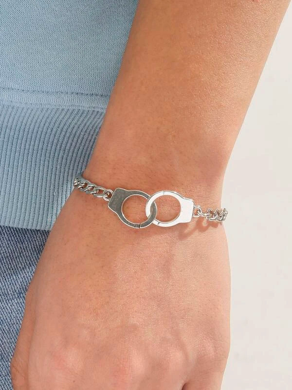 Men Minimalist Link Bracelet