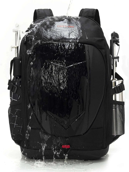 Men Letter Detail Travel Backpack