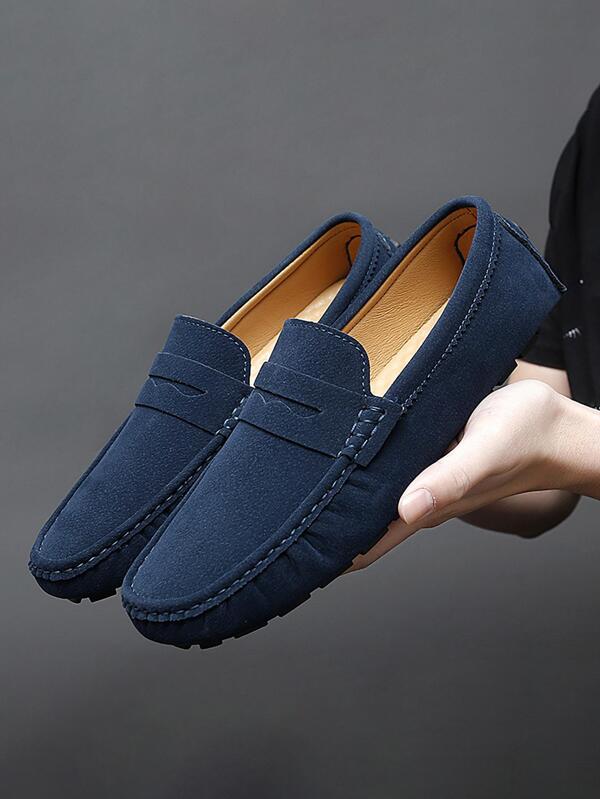 Men's Plus Size Casual Loafers Driving Shoes Moccasins Boat Shoes Comfortable Breathable All-match Fashionable, Four Seasons