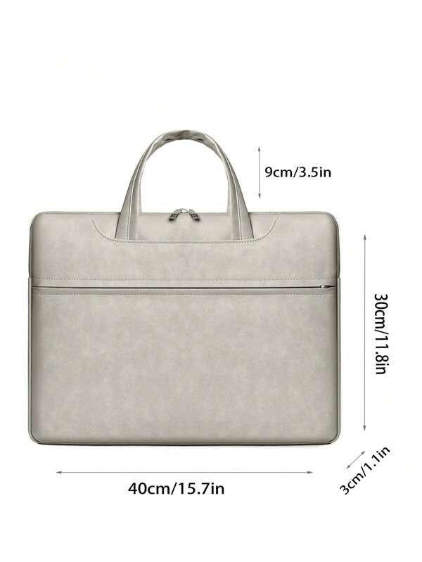 Men Minimalist Large Capacity Briefcase Double Handle