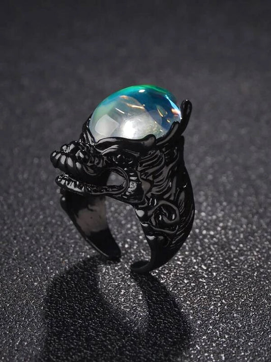 Men Dragon Design Ring