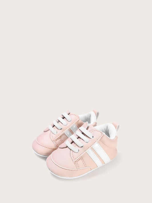 Baby Girl Striped Wide Fit Sneakers