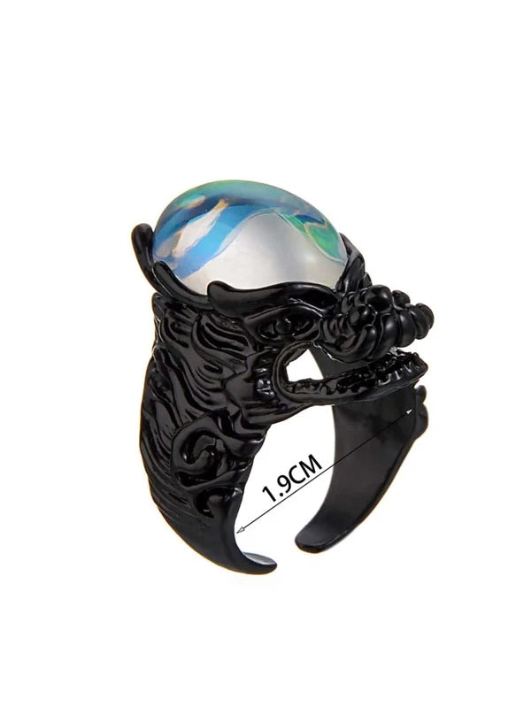 Men Dragon Design Ring