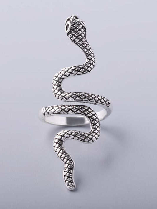 Fashionable and Popular Men Snake Design Ring Alloy for Jewelry Gift and for a Stylish Look