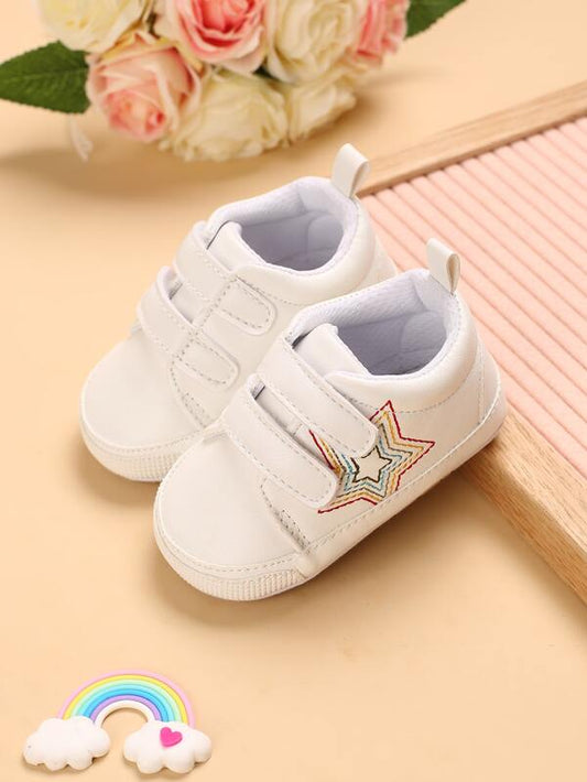 Baby Boy Star Embroidered Sneakers