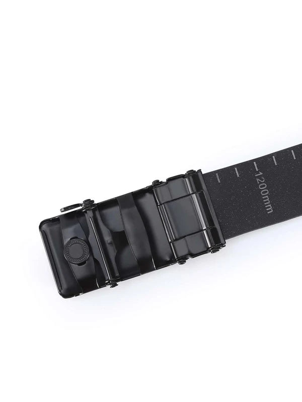 Men Geometric Decor Buckle Belt