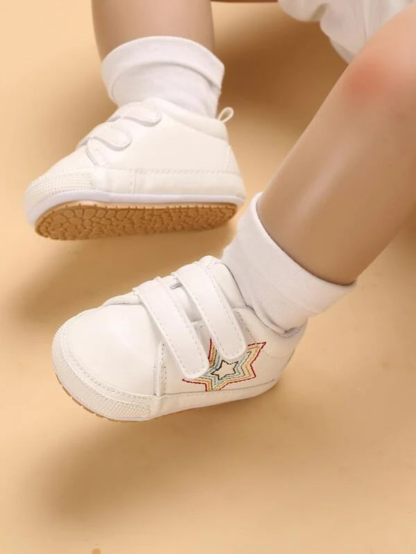 Baby Boy Star Embroidered Sneakers