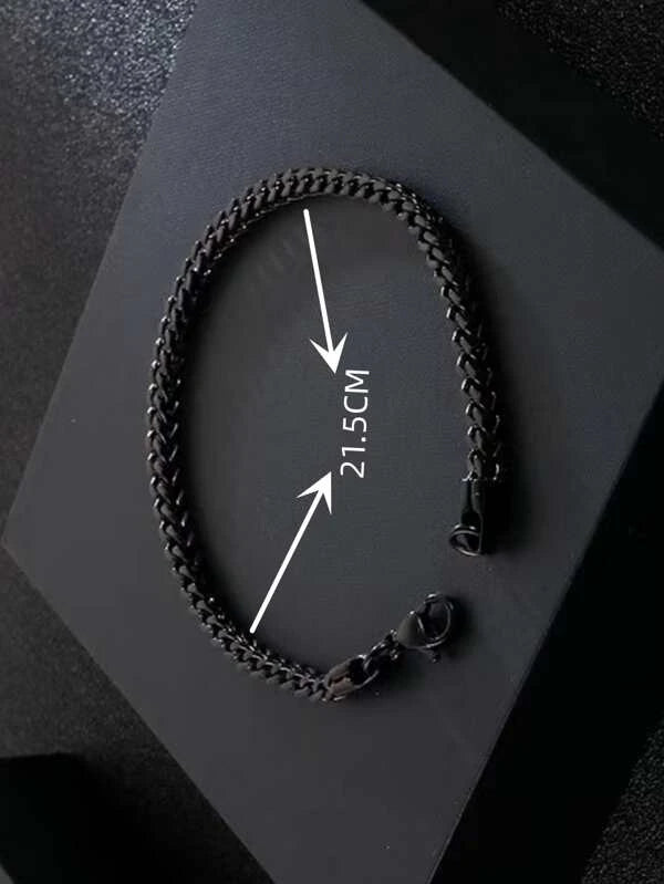 Men Minimalist Chain Bracelet Punk Hip Pop Style