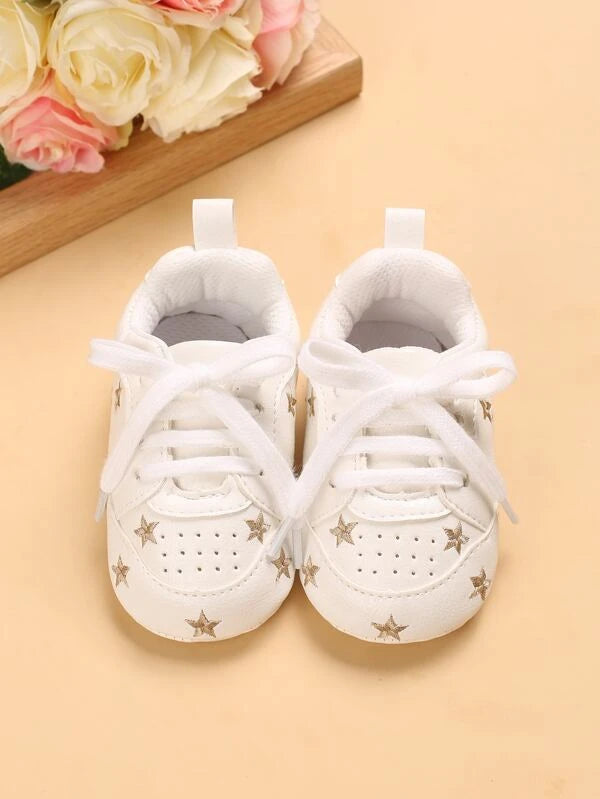 Baby Boy Star Embroidered Sneakers