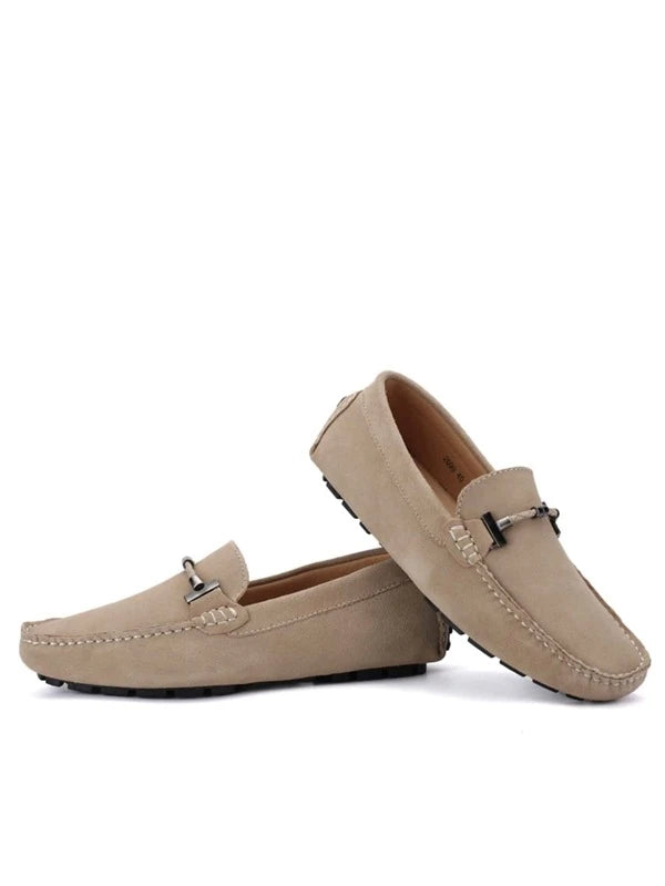 Men Stitch Detail Horsebit Loafers, Leisure Driving Loafers