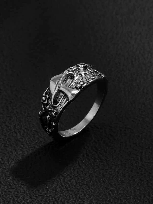 Fashionable and Popular Men Mushroom Decor Ring Alloy for Jewelry Gift and for a Stylish Look