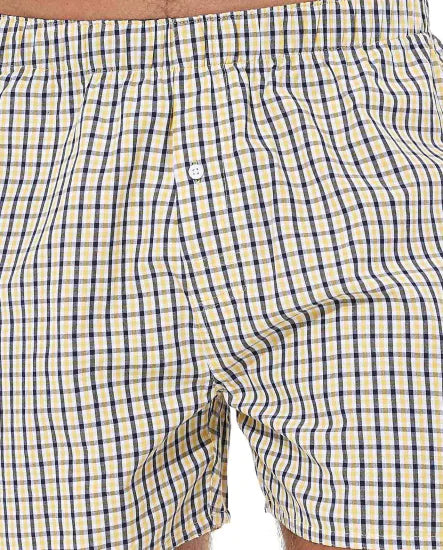 Checkered Woven Boxer