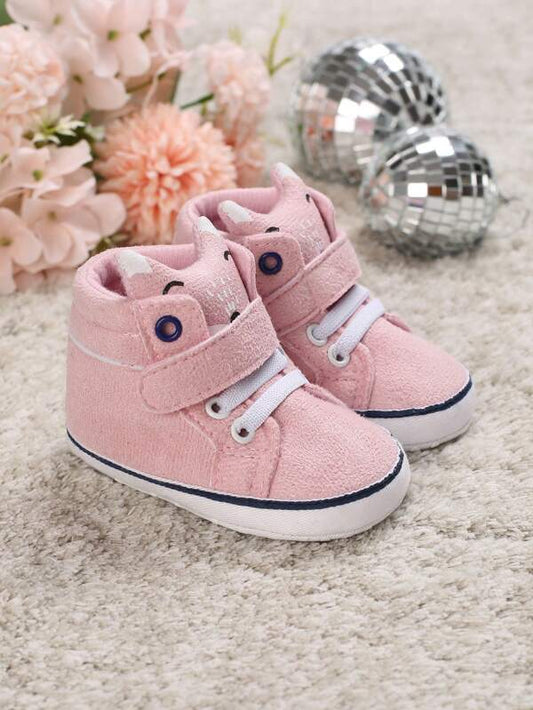 Baby Fox Decor Hook-and-loop Fastener Sneakers