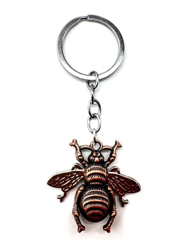 Men Bee Charm Keychain