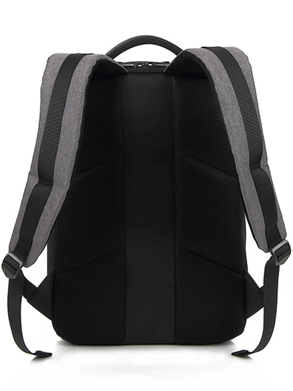 Men Two Tone Letter Graphic Laptop Backpack