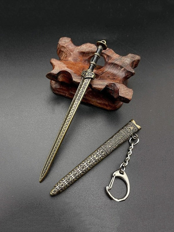 Men Sword Charm Keychain