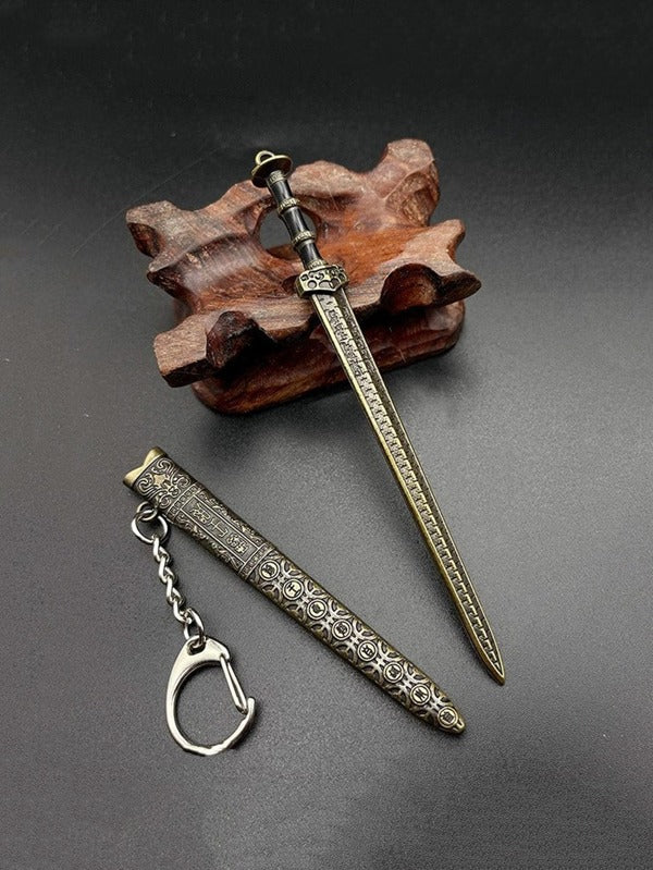 Men Sword Charm Keychain