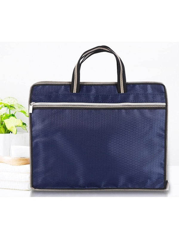 Briefcase Nylon Splash-proof Handheld Document Bag, Large Capacity Business Men's Bag, Computer Bag