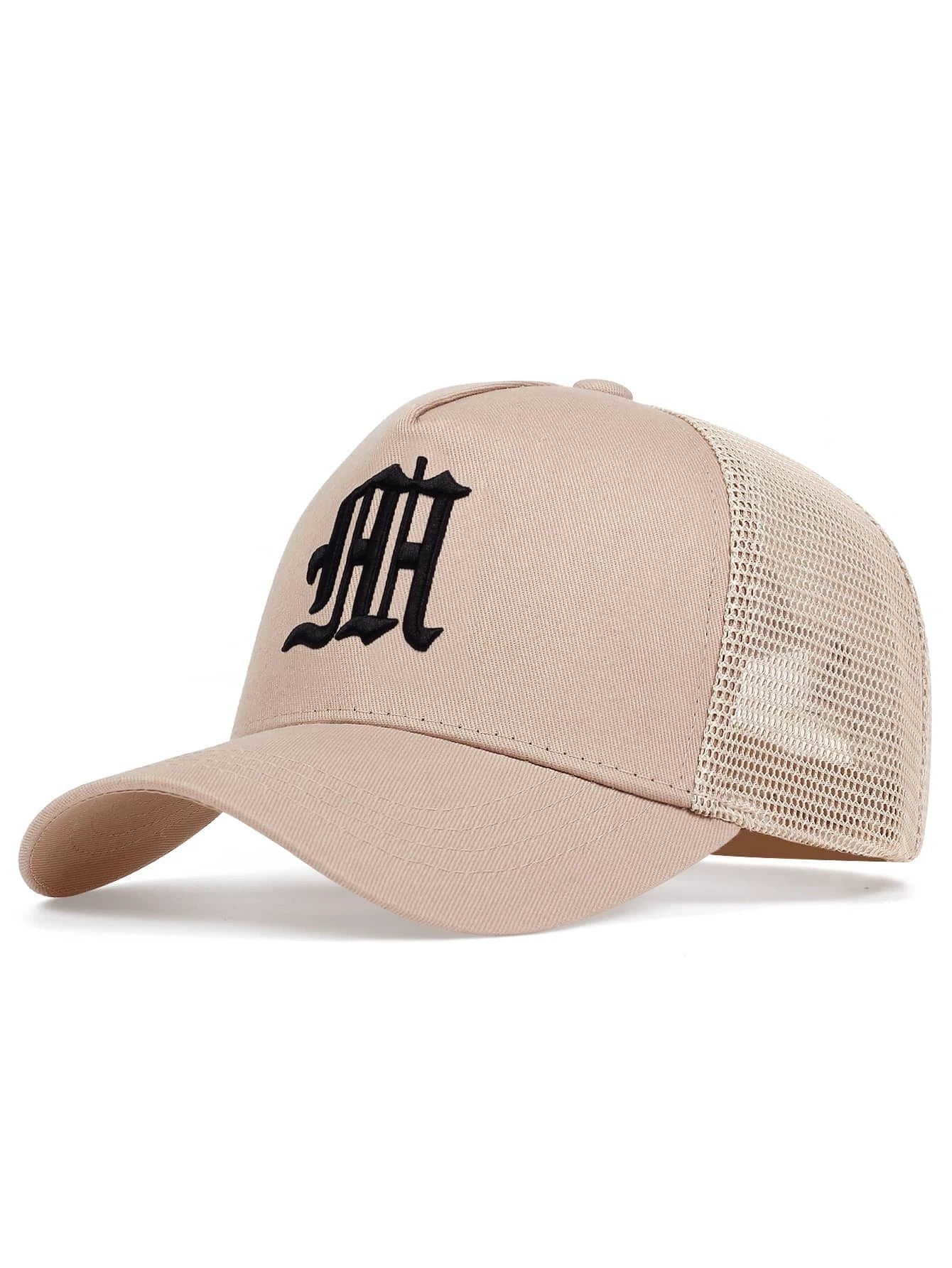 Men Letter Embroidery Trucker Hat