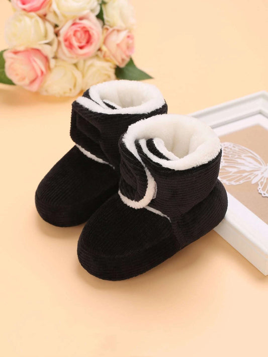 Baby Hook-and-loop Fastener Thermal Lined Boots