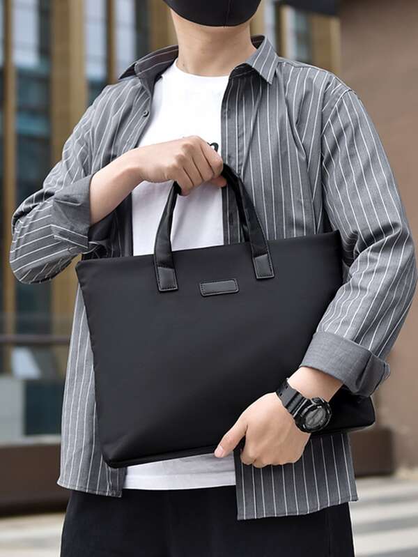 Men's Large Capacity Business Briefcase Handbag