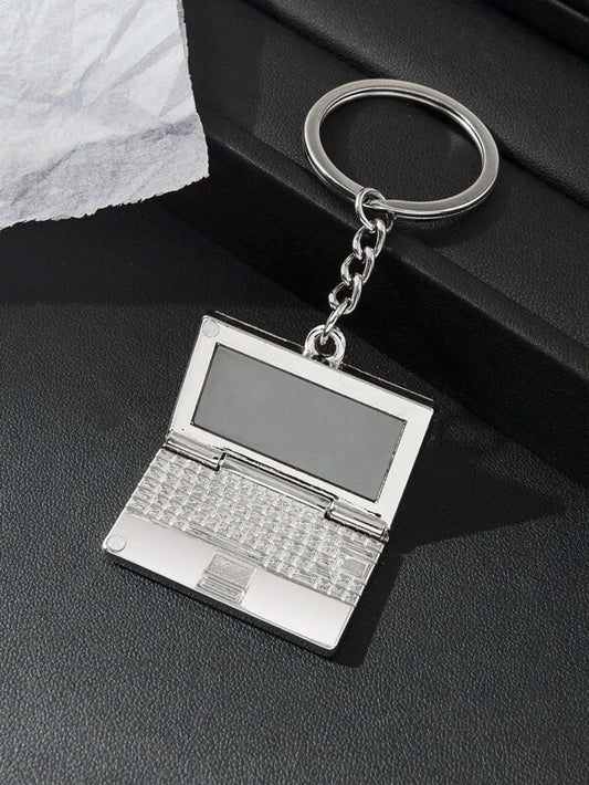 Men Computer Charm Keychain