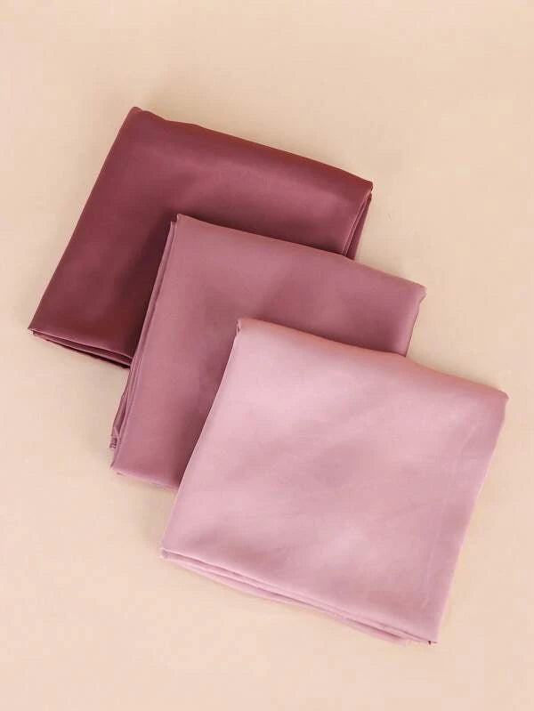 3pcs Solid Scarf