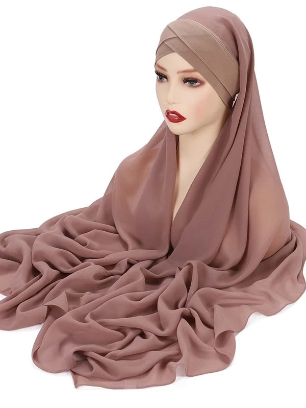 Solid Chiffon Hijab