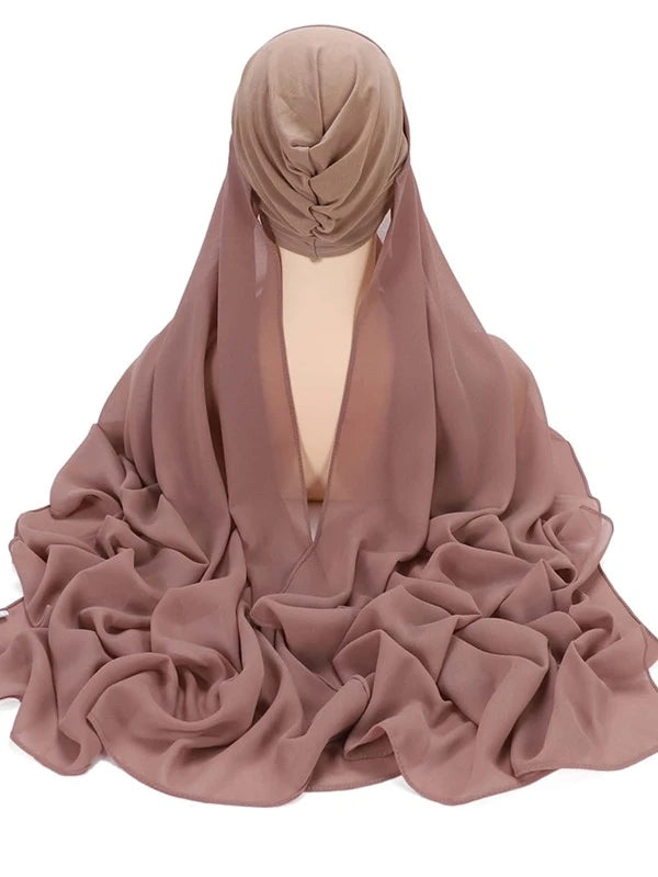 Solid Chiffon Hijab