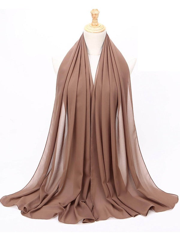 Solid Chiffon Hijab