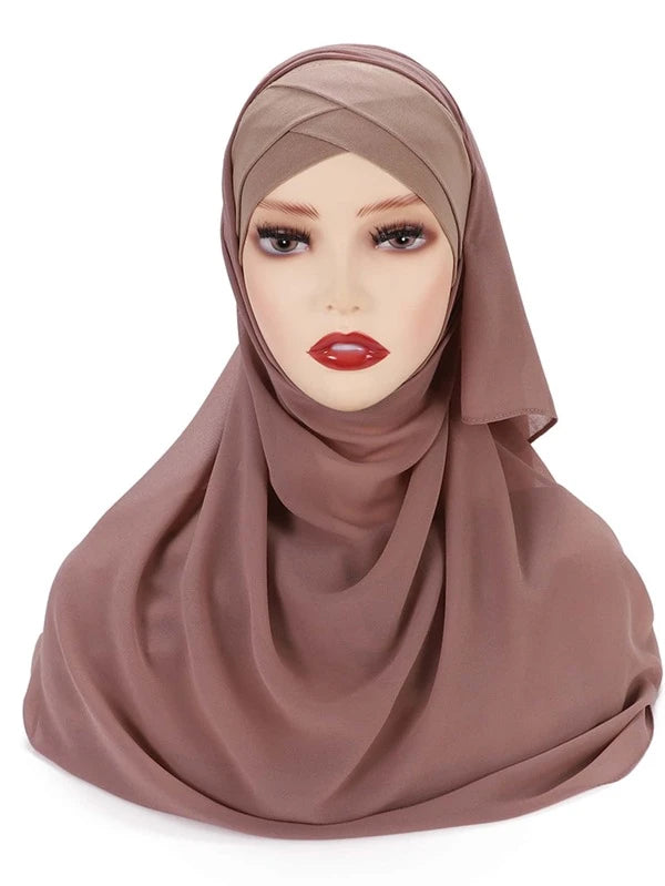 Solid Chiffon Hijab