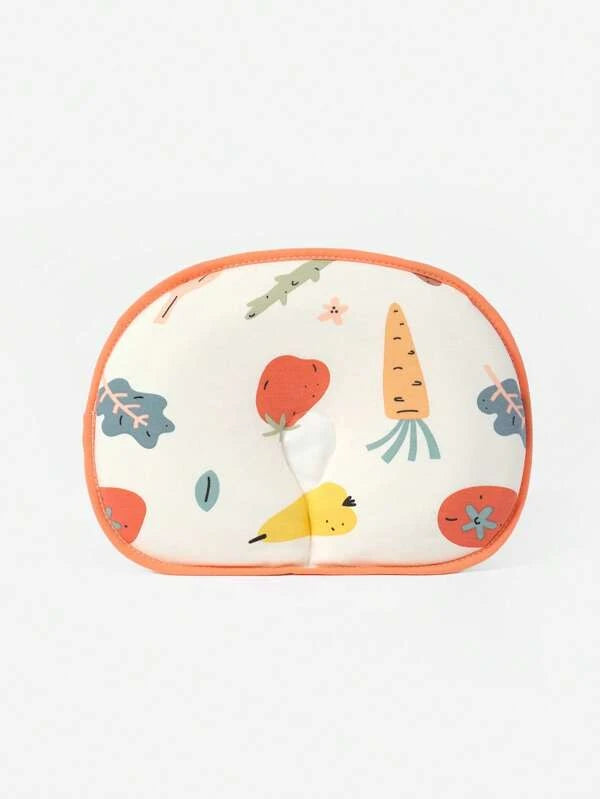 1pc Baby Vegetable Pattern Fabric Pillow