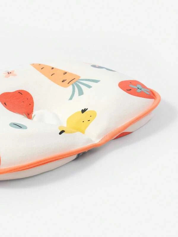 1pc Baby Vegetable Pattern Fabric Pillow